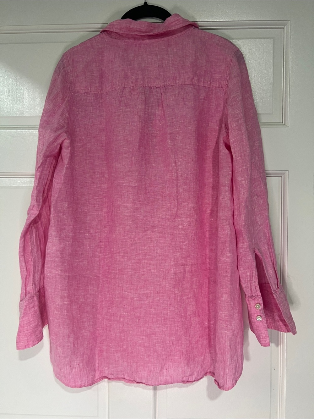 Lilly Pulitzer Rose-Pink Linen Button Down - Picture 5 of 5